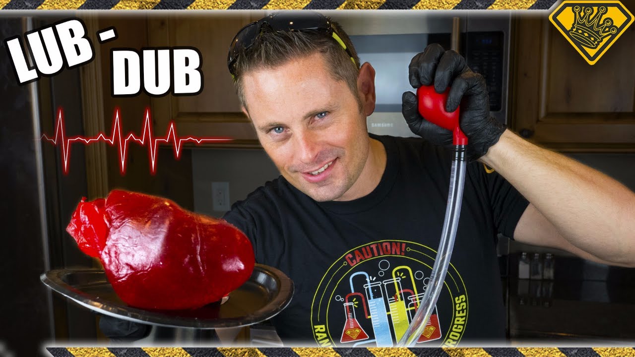 Realistic BEATING Gummy Heart for Halloween Closed Captions by CCTubes