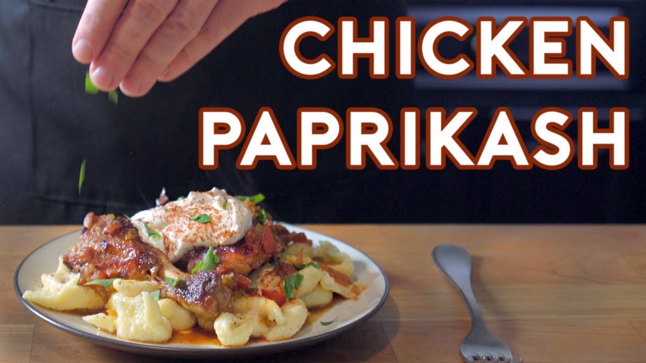 Binging with Babish Chicken Paprikash from Captain America Civil War
