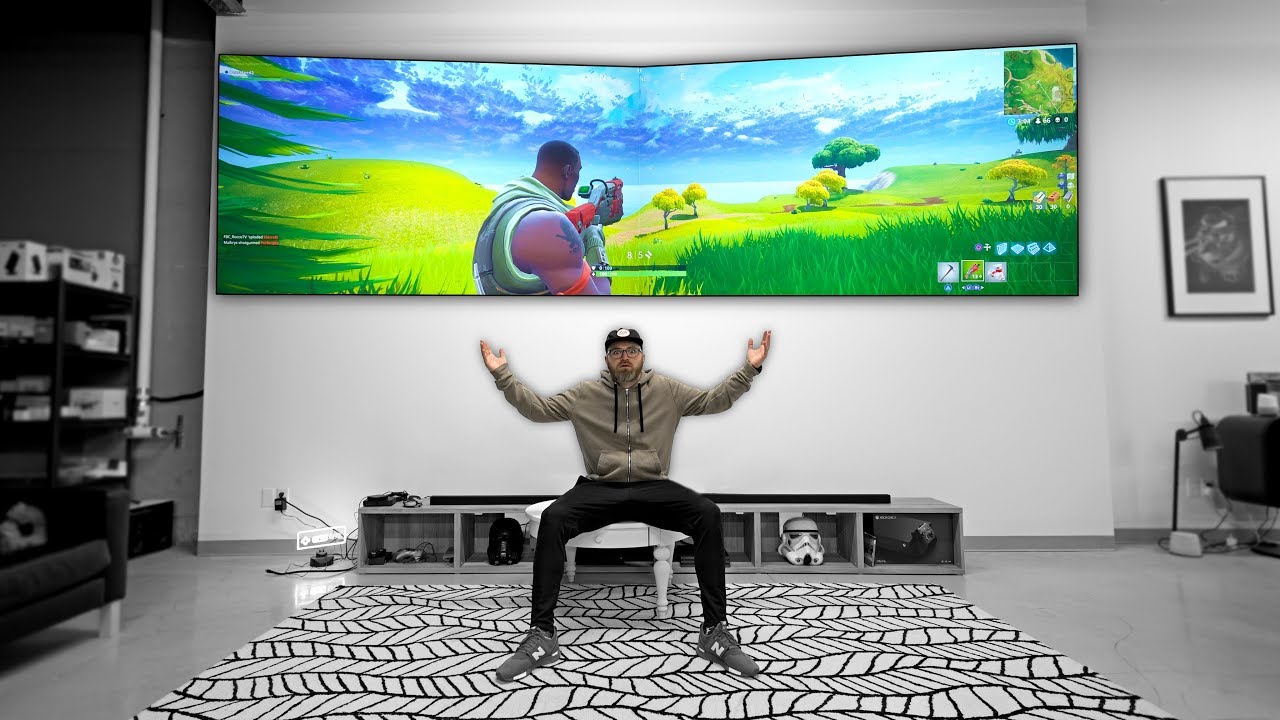 World s Biggest Fortnite Gaming Setup Closed Captions By CCTubes