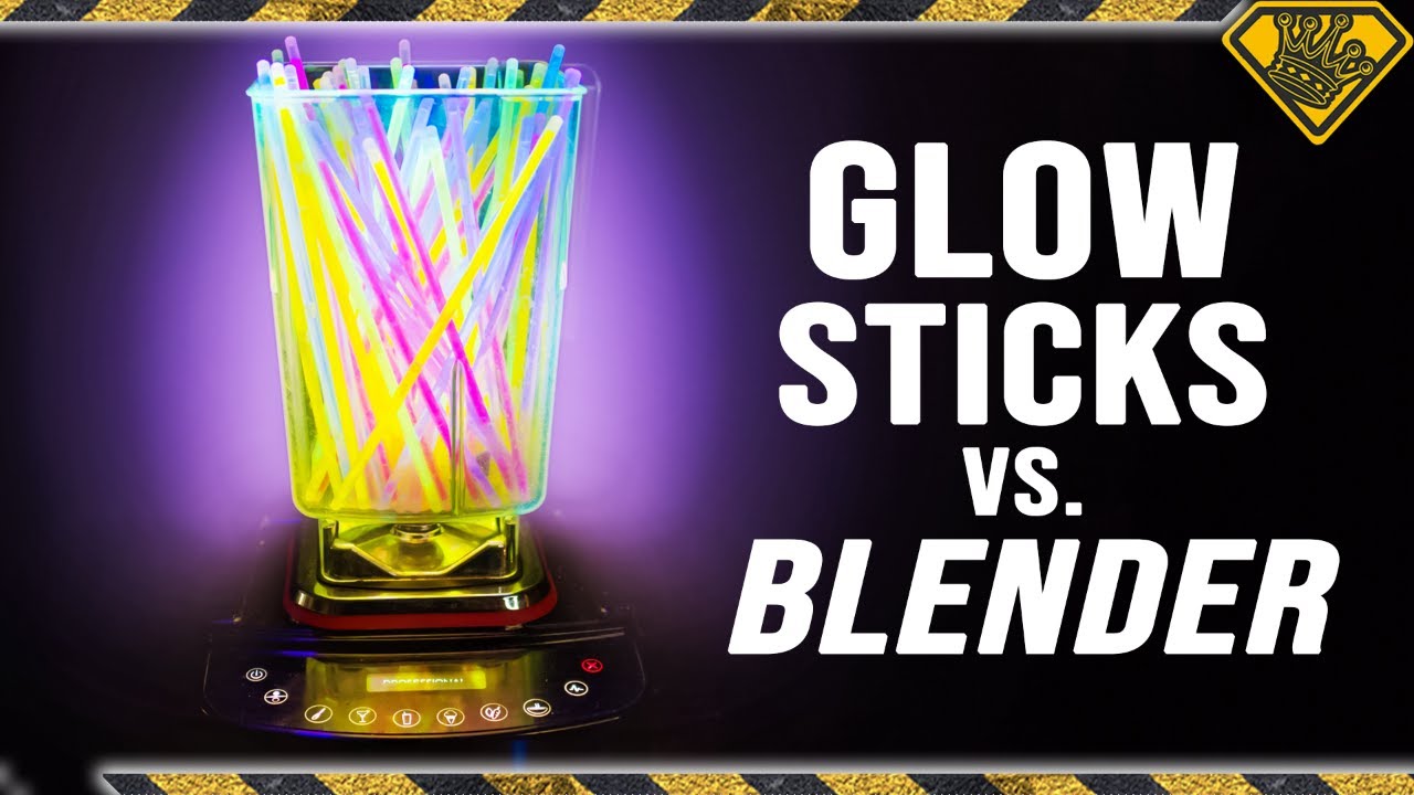 Glow Sticks vs Blender Closed Captions by CCTubes
